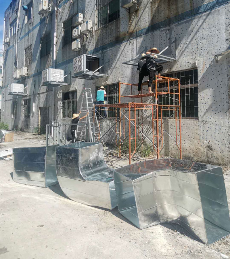 環(huán)保空調(diào)施工現(xiàn)場