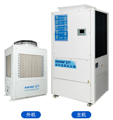 蒸發冷省電空調立式管道機